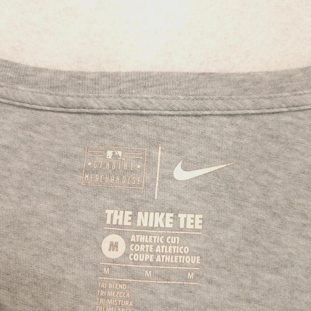 Nike Boston Red Sox Graphic Short Sleeve Shirt Adult Womens Size Medium M Gray - Picture 3 of 10